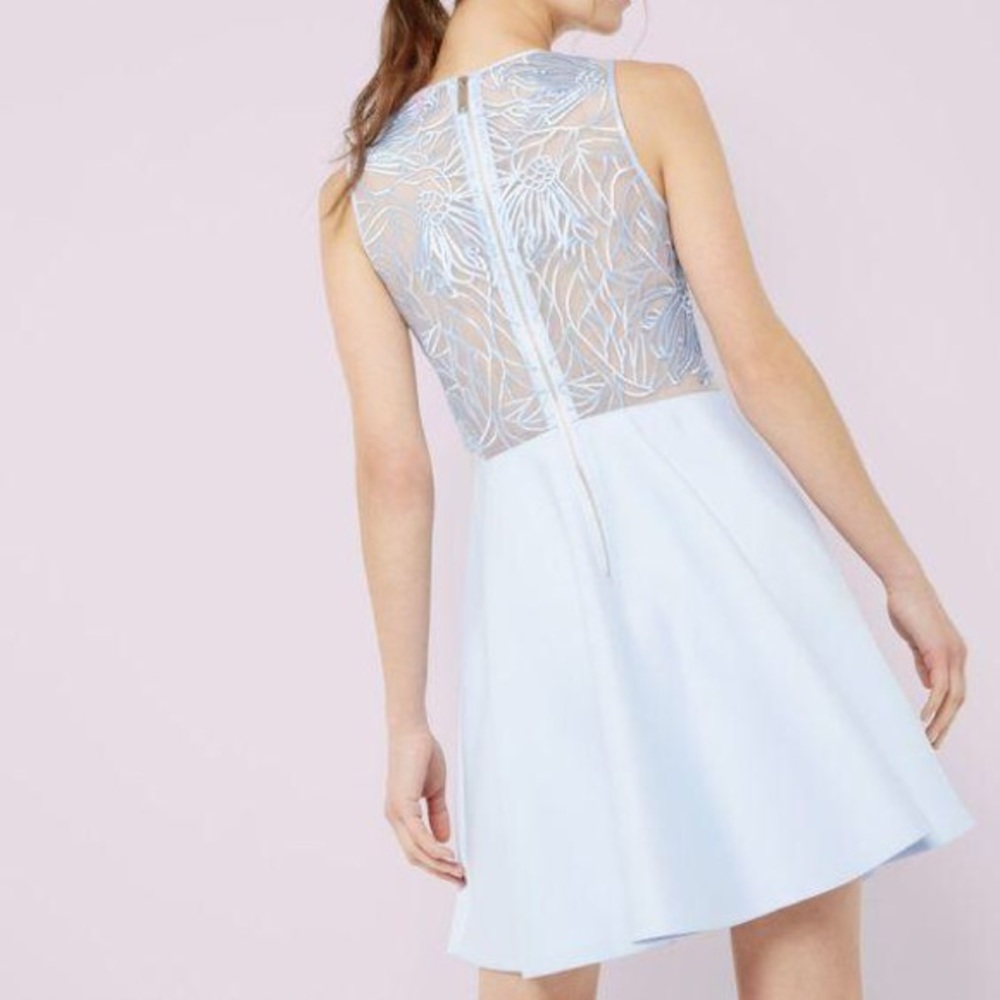 Ted Baker Blue Lace Mini dress